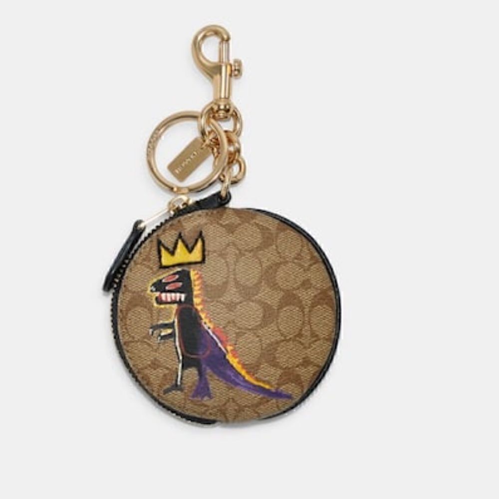 Coach X Basquiat Circular Coin Pouch In Signature Canvas Lim… - Picture 4 of 11